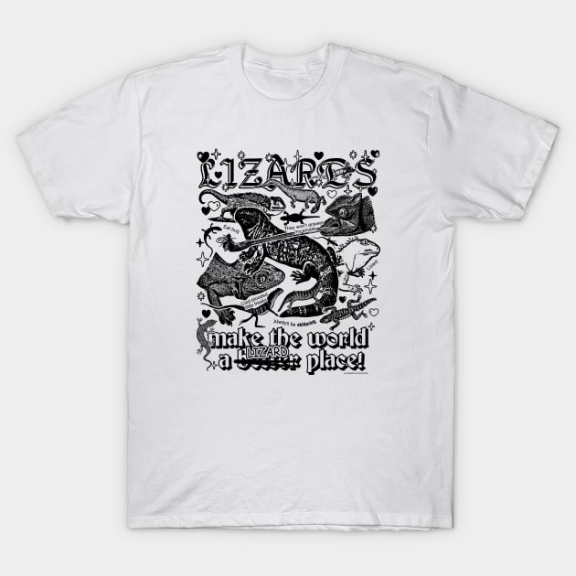 Lizards T-Shirt by Arcane Bullshit